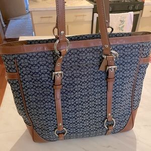 Vintage Coach Tote Bag